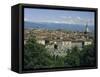 City Centre and the Alps, Torino (Turin), Piemonte (Piedmont), Italy, Europe-Duncan Maxwell-Framed Stretched Canvas