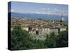 City Centre and the Alps, Torino (Turin), Piemonte (Piedmont), Italy, Europe-Duncan Maxwell-Stretched Canvas