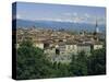 City Centre and the Alps, Torino (Turin), Piemonte (Piedmont), Italy, Europe-Duncan Maxwell-Stretched Canvas