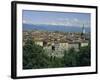 City Centre and the Alps, Torino (Turin), Piemonte (Piedmont), Italy, Europe-Duncan Maxwell-Framed Photographic Print