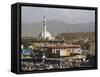 City Centre and Walls of Bala Hissar, Kabul, Afghanistan-Jane Sweeney-Framed Stretched Canvas
