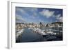 City Centre and Waterfront from Chaffers Marina, Wellington, North Island, New Zealand, Pacific-Nick Servian-Framed Photographic Print