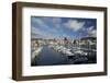 City Centre and Waterfront from Chaffers Marina, Wellington, North Island, New Zealand, Pacific-Nick Servian-Framed Photographic Print