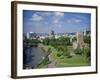 City Centre from Castle Green, Bristol, Avon, England, UK, Europe-Rob Cousins-Framed Photographic Print