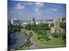 City Centre from Castle Green, Bristol, Avon, England, UK, Europe-Rob Cousins-Mounted Photographic Print