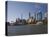 City Centre from the Swan River, Perth, Western Australia, Australia, Pacific-Nick Servian-Stretched Canvas