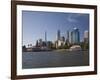 City Centre from the Swan River, Perth, Western Australia, Australia, Pacific-Nick Servian-Framed Photographic Print