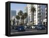 City centre, Santa Monica, California, United States of America, North America-Peter Groenendijk-Framed Stretched Canvas