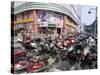 City Centre Scooters, Chengdu, Sichuan Province, China, Asia-Neale Clark-Stretched Canvas