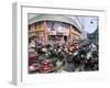 City Centre Scooters, Chengdu, Sichuan Province, China, Asia-Neale Clark-Framed Photographic Print