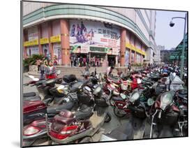 City Centre Scooters, Chengdu, Sichuan Province, China, Asia-Neale Clark-Mounted Photographic Print