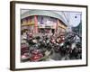 City Centre Scooters, Chengdu, Sichuan Province, China, Asia-Neale Clark-Framed Photographic Print