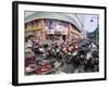 City Centre Scooters, Chengdu, Sichuan Province, China, Asia-Neale Clark-Framed Photographic Print