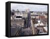 City Centre Skyline, Glasgow, Scotland, United Kingdom-Yadid Levy-Framed Stretched Canvas