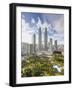 City Centre with KLCC Park Convention/Shopping Centre and Petronas Towers, Kuala Lumpur, Malaysia-Gavin Hellier-Framed Photographic Print