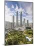 City Centre with KLCC Park Convention/Shopping Centre and Petronas Towers, Kuala Lumpur, Malaysia-Gavin Hellier-Mounted Photographic Print