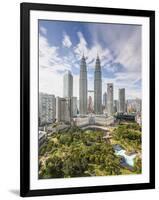 City Centre with KLCC Park Convention/Shopping Centre and Petronas Towers, Kuala Lumpur, Malaysia-Gavin Hellier-Framed Photographic Print