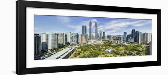 City Centre with KLCC Park Convention/Shopping Centre and Petronas Towers, Kuala Lumpur, Malaysia-Gavin Hellier-Framed Photographic Print