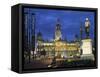 City Chambers, George Sq. Glasgow, Scotland-Doug Pearson-Framed Stretched Canvas