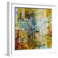 City Collage - New York 03-Joost Hogervorst-Framed Art Print