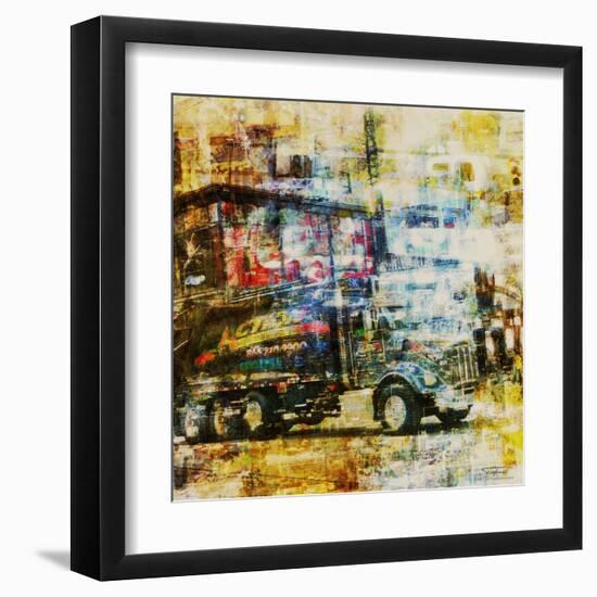 City Collage - New York 10-Joost Hogervorst-Framed Art Print