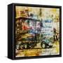 City Collage - New York 10-Joost Hogervorst-Framed Stretched Canvas