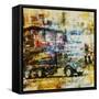 City Collage - New York 10-Joost Hogervorst-Framed Stretched Canvas