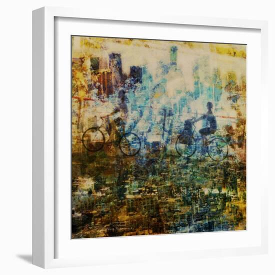 City Collage - New York 11-Joost Hogervorst-Framed Art Print