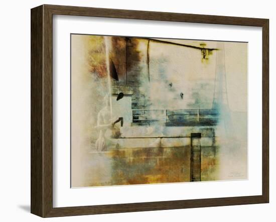 City Collage - Paris 05-Joost Hogervorst-Framed Art Print