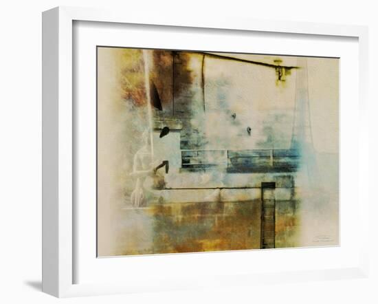 City Collage - Paris 05-Joost Hogervorst-Framed Art Print