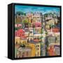 City Color II-Jennifer Gardner-Framed Stretched Canvas