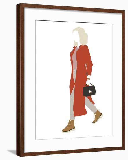 City Cool-Aurora Bell-Framed Giclee Print