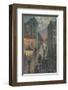 City Corner-Hans Baluschek-Framed Art Print