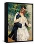 City Dance-Pierre-Auguste Renoir-Framed Stretched Canvas