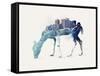 City Deer-Robert Farkas-Framed Stretched Canvas