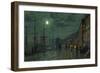 City Docks by Moonlight-John Atkinson Grimshaw-Framed Premium Giclee Print