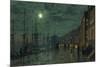 City Docks by Moonlight-John Atkinson Grimshaw-Mounted Giclee Print