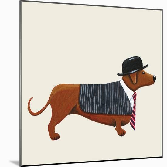 City Dog I-Kate Mawdsley-Mounted Giclee Print