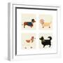 City Dogs and Country Dogs-Kate Mawdsley-Framed Art Print