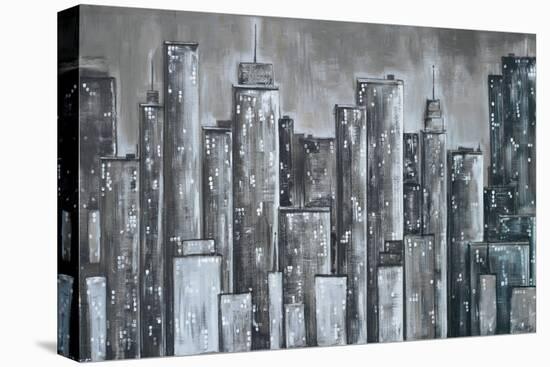 City Eclipse-Gina Ritter-Stretched Canvas