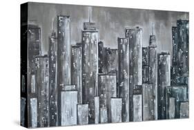 City Eclipse-Gina Ritter-Stretched Canvas
