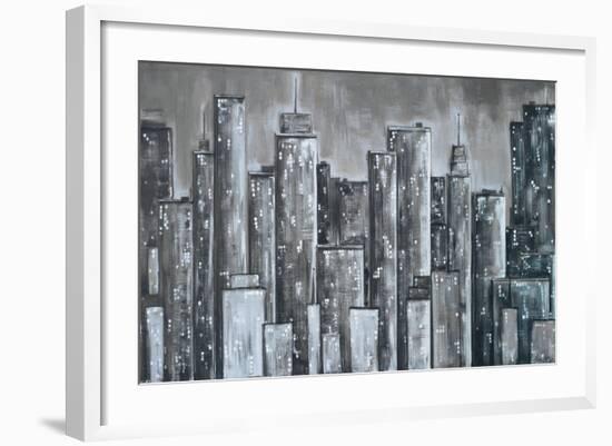 City Eclipse-Gina Ritter-Framed Art Print