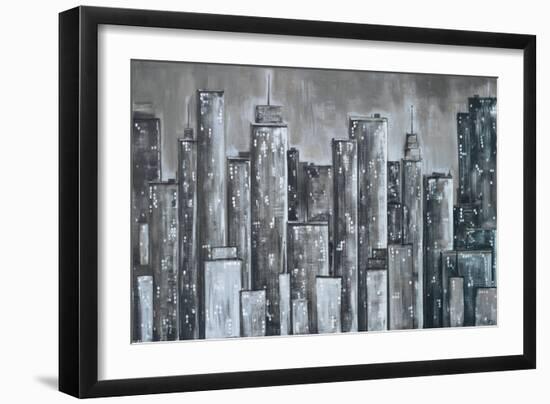 City Eclipse-Gina Ritter-Framed Art Print