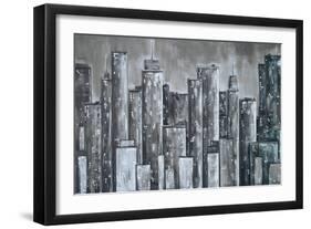 City Eclipse-Gina Ritter-Framed Art Print