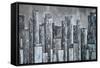 City Eclipse-Gina Ritter-Framed Stretched Canvas