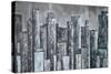 City Eclipse-Gina Ritter-Stretched Canvas