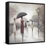 City Figures 1-Marc Taylor-Framed Stretched Canvas