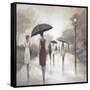 City Figures 1-Marc Taylor-Framed Stretched Canvas