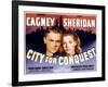 City for Conquest, James Cagney, Ann Sheridan, 1940-null-Framed Photo