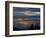 City from Grouse Mountain at Sunset, North Vancouver, Vancouver, Canada-Lawrence Worcester-Framed Photographic Print